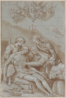 K II 081
<br/>
De bewening van Christus, met de heilige Franciscus van Assisi
<br/>
<em>Tito, Santi di (1536-1602)</em>